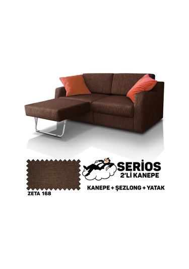 Serios Şezlonglu Yataklı Kanepe - Zeta 168