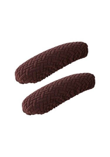 Suntek 2 Adet Ofis Koltuğu Kol Dayama Kılıfları Kahve