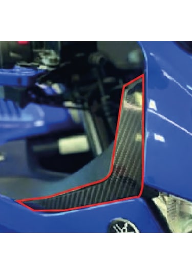Yamaha Yzf-r25 2015-2024 Far Yanı Karbon Sticker