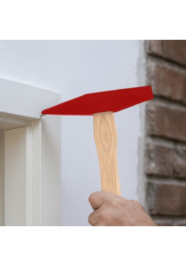 500gr Çelik Başlı Ergonomik Ahşap Saplı Çift Taraflı Çekiç