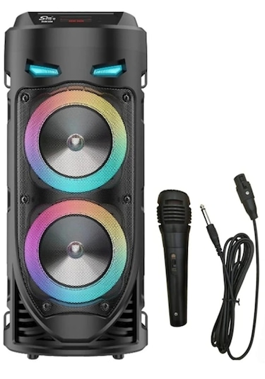 Junglee ZQS4239 Karaoke Mikrofonlu Bluetooth 5.0 Hoparlör