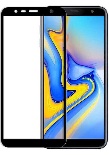 Samsung Galaxy Uyumlu J4 Plus Davin 5d Cam Ekran Koruyucu Siyah Senalstore