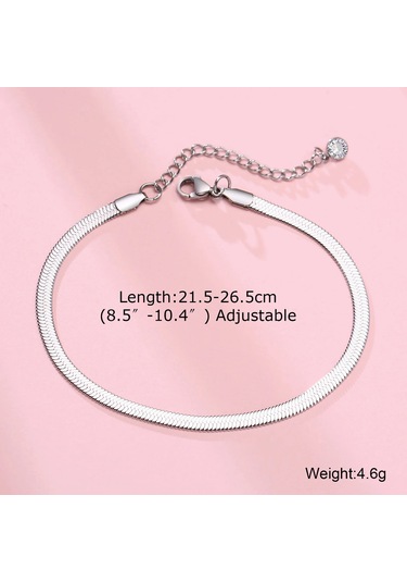 Mprainbow Paslanmaz Çelik Erkek Halhal - Çift Zincirli Erkek Bilekliği, Hediye Seçeneğiaçık Sarı Renk Açık Sarı Renk