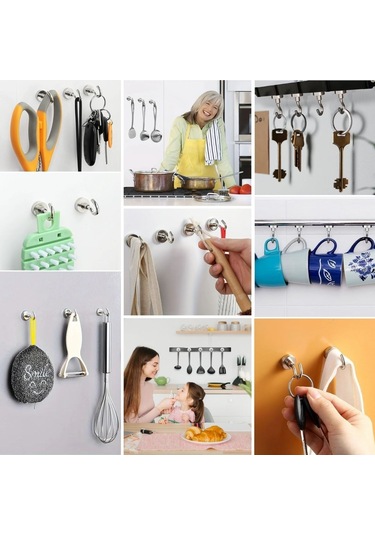 Buffer Güçlü Manyetik Mutfak,banyolar İçin Çok Amaçlı 2'li Magnet Askı Diğer