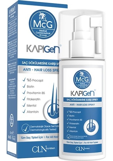 Mcg Kapigen %5 Procapil İçerikli Dökülme Karşıtı Saç Spreyi 60 ML