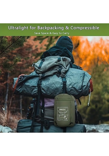 Tcherchı 4 Mevsim Sıcaklığa Sahip Hafif Taşınabilir Yeşil Hamak