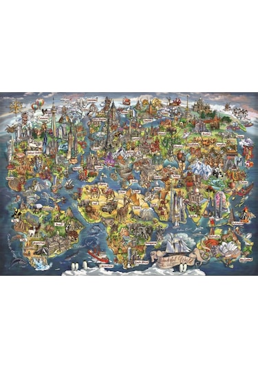 Anatolian 3000 Parça Harika Dünya Puzzle
