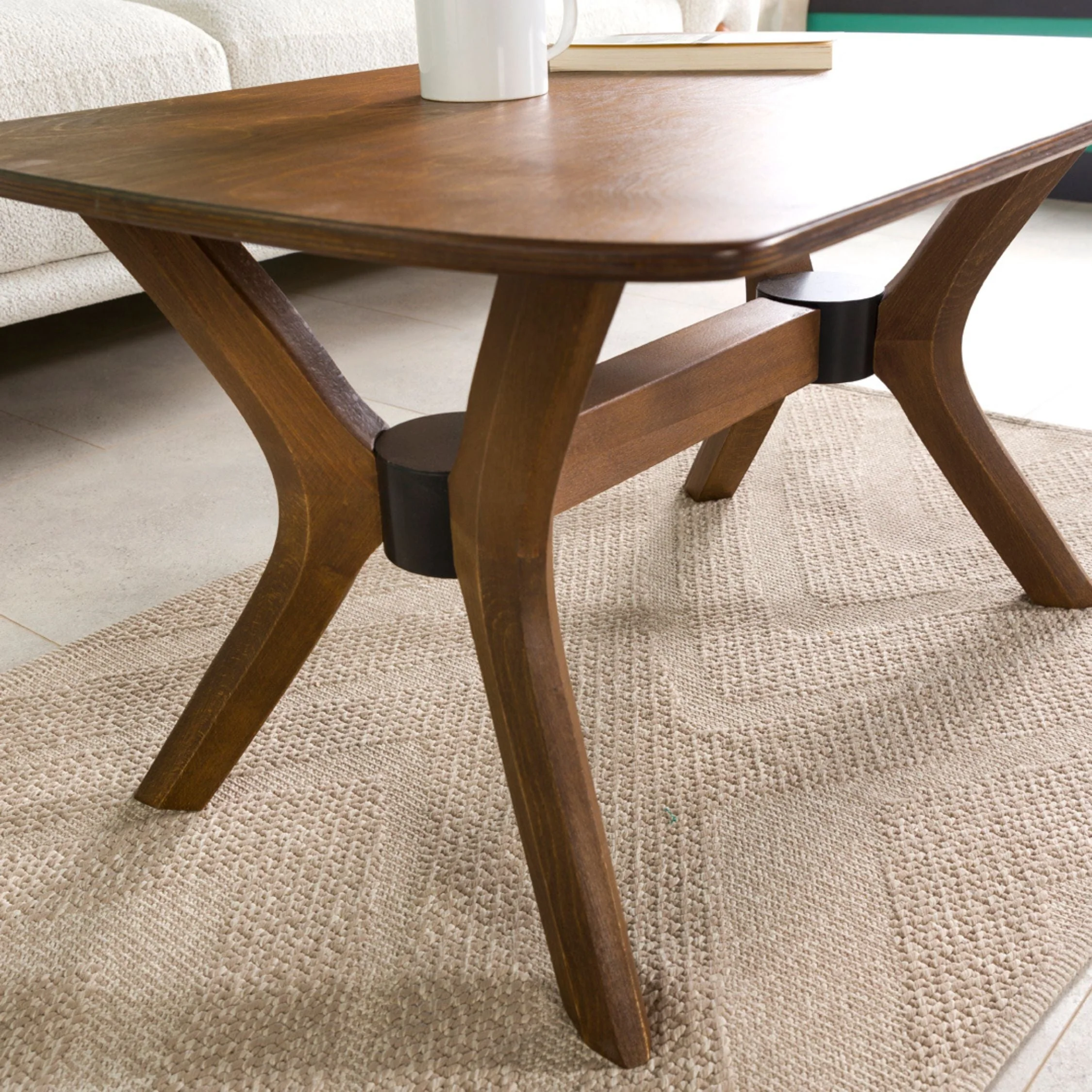 Furnirem Dikdörtgen Orta Sehpa 100 X 60 X 45 Cm Ceviz