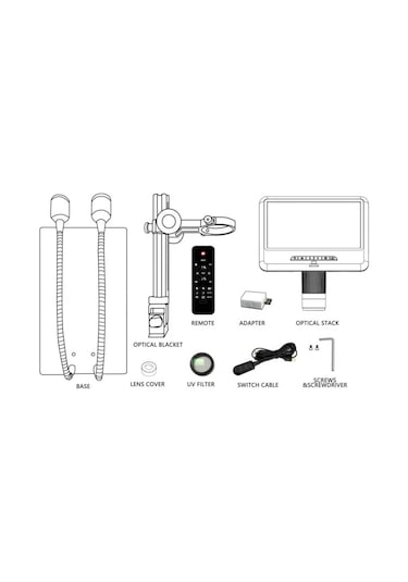 Andonstar AD206 3D Effect 7inç Ekranlı 1080P Dijital Mikroskop