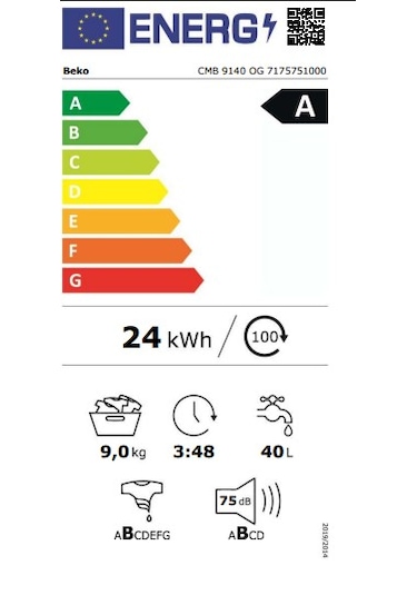 Beko CMB 9140 OG 9 KG 1400 Devir Çamaşır Makinesi
