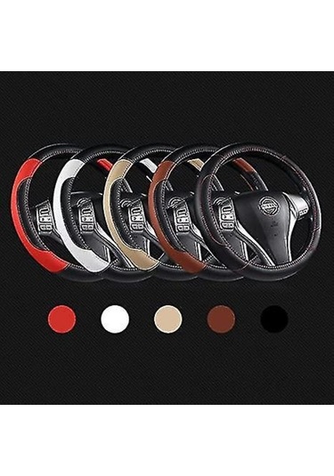 Novahub Dayanıklı Deri Direksiyon Kılıfı - Kaymaz, Konforlu, Şık 36-40cm Uygun Diğer