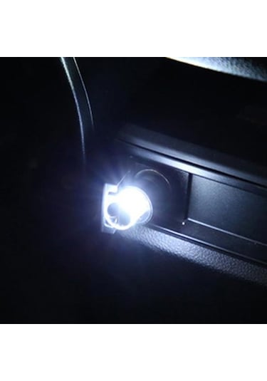 Koyu Mavi Usb Araba Farı Mini Boyutu Tak Çalıştır Taşınabilir Evrensel Led Atmosfer Işığı Acil Aydınlatma Odası Dekorasyon
