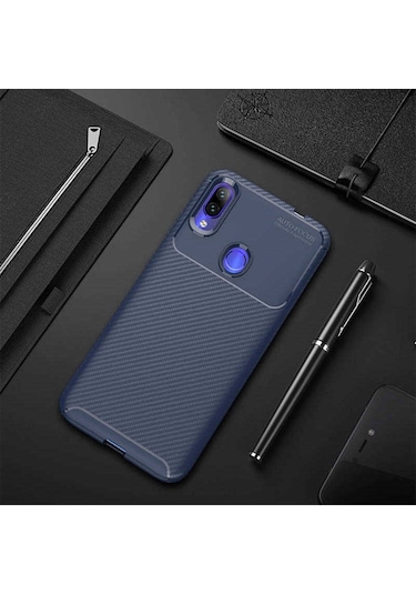 Xiaomi Redmi Note 7 Kilif Karbon Silikon Case 389460930