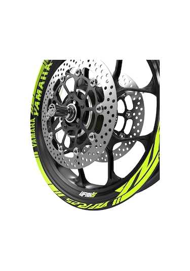 Yamaha Yzf R25 Jant Şeridi Florasan Sarı