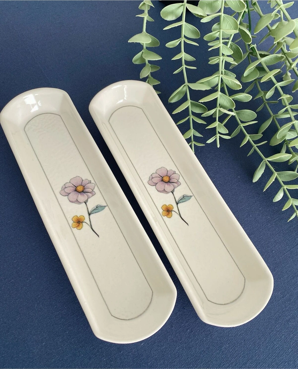 Flora 2li Oval Zeytinlik Renkli