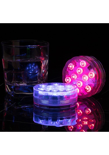 Qingmipy Su Dalış Işığı - 16 Renk Değiştiren, Uzaktan Kumandalı, Su Geçirmez Havuz Ve Akvaryum Aydınlatma Beyaz