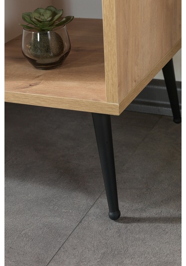 4611 Şile Metal Ayaklı Metal Kulplu 160 Cm Konsol - Yemek Odası Beyaz - Safir Beyaz - Safir