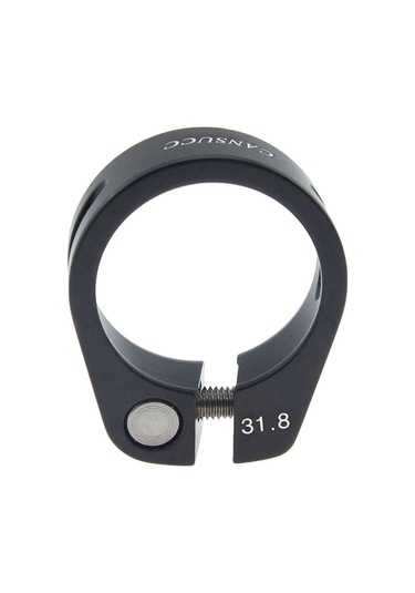 Suntek 31.8mm Seatpost Kelepçe Tüp Klip Hızlı Bırakma Siyah