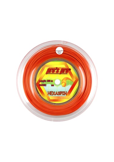 Pros Pro Hexaspin 1,25 MM Rulo Raket Kordajı 200 Metre Turuncu