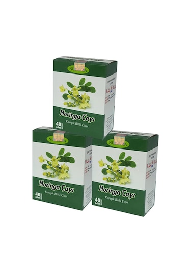 Nursima Moringa Çayı 40'lı Süzen Poşet 3'lü Set