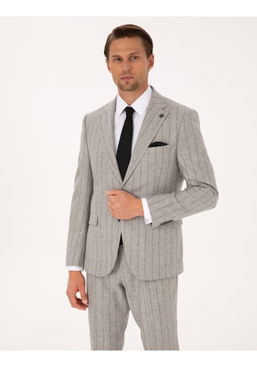 Pierre Cardin Erkek Gri Takım Elbise 50311251-vr024 Gri