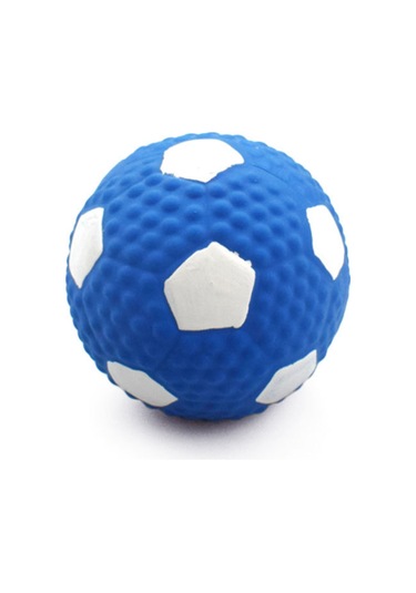 Lemestar Küçük Boy Sarı Futbol Şeklinde Lateks Köpek Oyuncak Topu - İçten Ses Çıkaran, Egzersiz Ve Eğitici, Ev Ve Dışarıda Kullanım, Diş Bakımı Fz-e5065