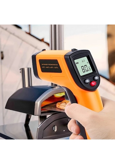 Dashanshop Gm320 Temassız Dijital Laser Kızılötesi Termometre -50c 380c Anında Okuma Yemek Yağ Barbekü