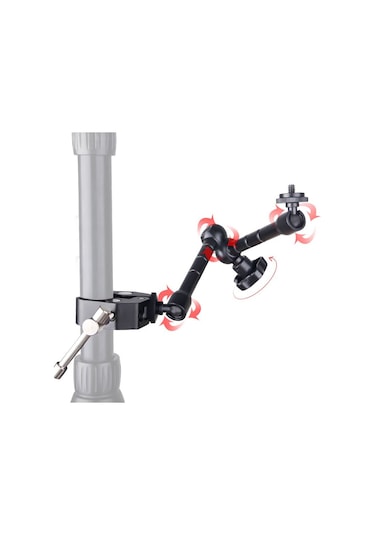 11 İnç Magic Arm (Kol) + Super Crab Clamp Kelepçe