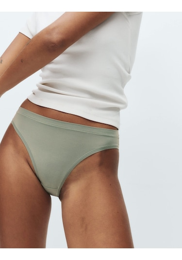 Marks & Spencer 3 Lü Flexifit Modal Yüksek Bel Külot Yeşil