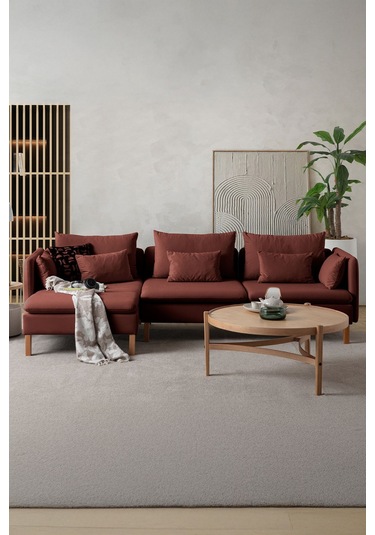 Flexy Köşe Koltuk Takımı Kiremit