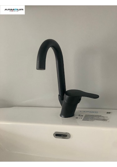 Armour Armatür Banyo Seti 3'lü Siyah Siyah