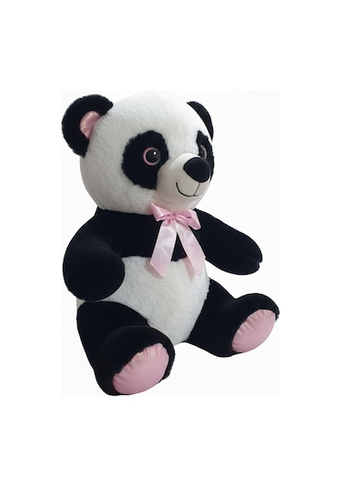 Pembe Kurdaleli Panda 55 Cm Çok Renkli