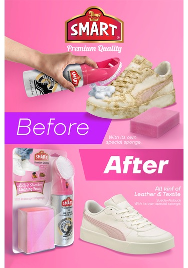 Spor Ayakkabı Temizleme Köpüğü Kadınlar Özel Renksiz Naturel