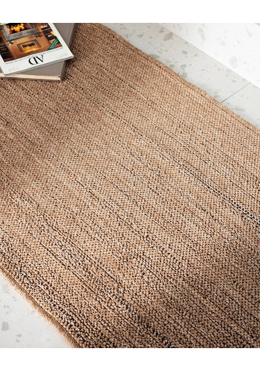 Madame Coco Melanee Halı - Bej/siyah- 80x150 Cm 8684427041987 Çok Renkli