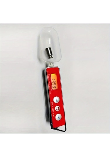 Besthome1 Kırmızı Taşınabilir Pratik Paslanmaz Çelik Dijital Hassas Tartı 100g Mutfak Kırmızı