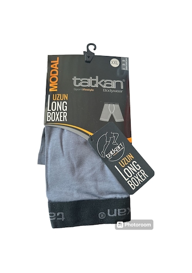 Tatkan 6'Lı Paket Erkek Uzun Paçalı Likralı Boxer 001
