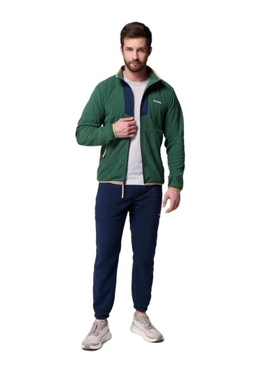 Sequoia Grove Full-zip Fleece Erkek Yeşil Outdoor Polar Am0596-375 1786249 Yeşil