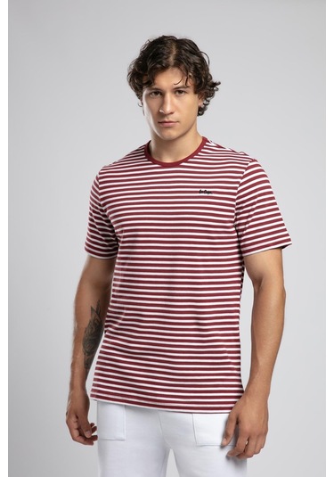 Lee Cooper Skyler Erkek %100 Pamuk O Yaka T-shirt-21634 Beyaz