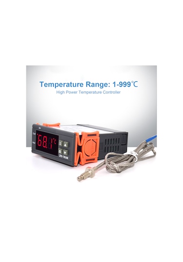 Zfx-7016k 10a Dijital Sıcaklık Kontrol Cihazı Akıllı Yüksek Doğruluk Sıcaklık Kontrol Termostatı Dondurucu Buzdolabı Kuluçka İçin-çok Renkli