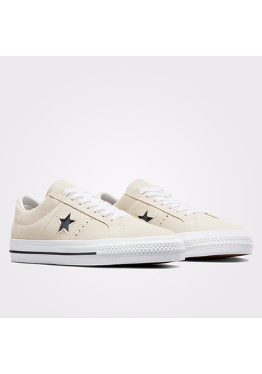 Cons One Star Pro Suede Unisex Krem Sneaker Krem
