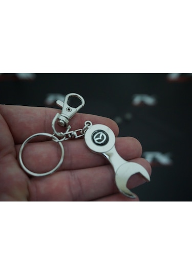 Mazda Logo İngiliz Anahtarlık Sibop Kapağı Seti