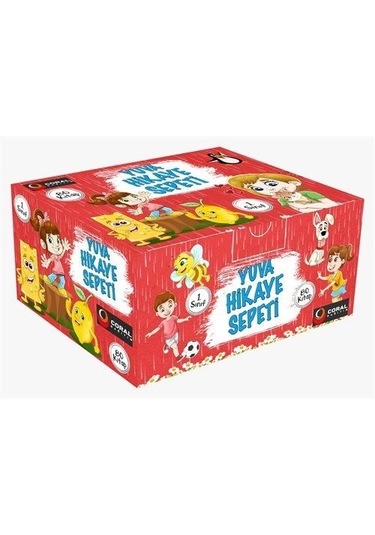 1. Sınıf Yuva Hikaye Sepeti Seti - 80 Kitap Takım- Coral Dağıtım