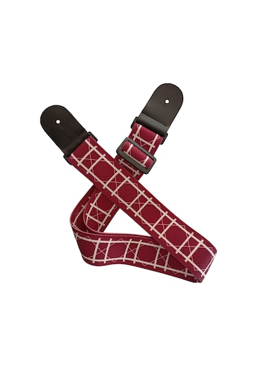 Rj200-c2 Gitar Askısı Deluxe Teal Guitar Strap Deri Başlıklı 2 Katlı