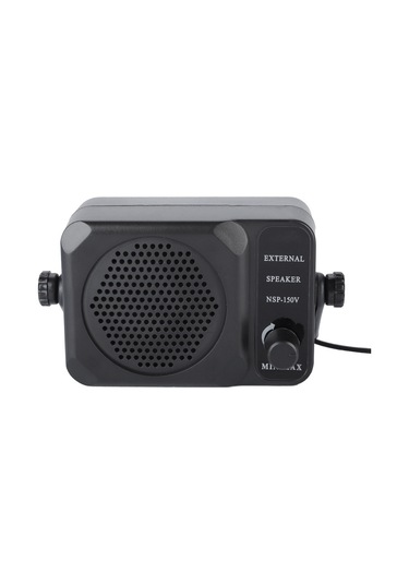 Lemestar Oto Radyo Dış Konuşucu, 3.5mm Mono Soket, 4 Metre Kablolu, Ses Ayarı, Kaliteli Abs, Ft-7800r/8900r Uyumlu