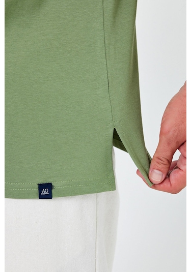 Alexander Gardi Alexandergardı Yırtmaçlı Basic Oversize T-shirt Un-70418 001