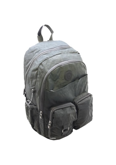 Klinkır Bayan Sırt Çantası Büyük Boy Yağmur Geçirmez Hafif Kumaş Çok Cepli Kadın Sırt Çantası Okul Çantası 001