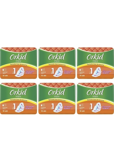Orkid Maxi Kanatlı 10 Lu Normal