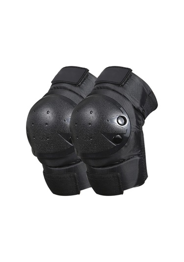 Kangvka Bisiklet Ve Motosiklet İçin Koruyucu Dizlik Ve Dirseklik Seti Eva Ve Pe Malzeme İle Tam Koruma Siyah