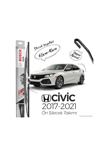 Bosch Eco Honda Civic Fc5 2017 - 2021 Ön Silecek Takımı
