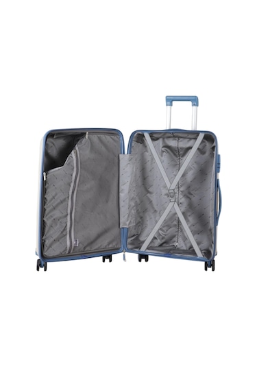 Mçs Polipropilen Valiz V305 75 Cm S18y10003375 11149 Kemik/sky Blue
